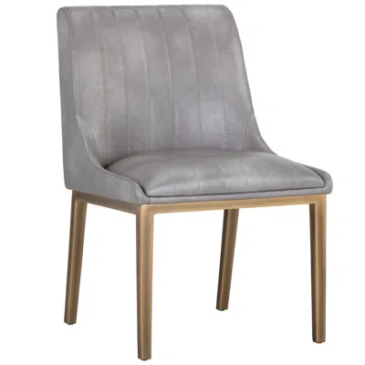 Sunpan Halden Dining Chair Bravo Metal Set Of 2