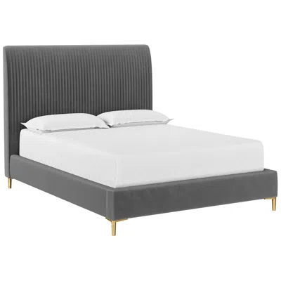 Sunpan Harris Bed Queen Casablanca Storm In Blue