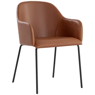 Sunpan Hensley Dining Armchair Hazelnut