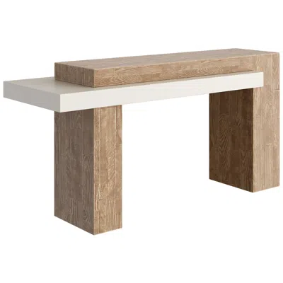 Sunpan Herriot Console Table Light Brown And Summer Sand In Multi