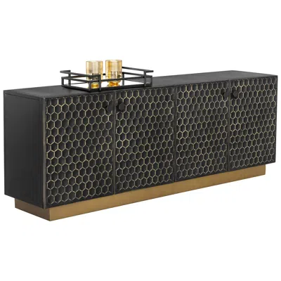Sunpan Hive Sideboard Large In Black