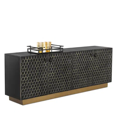 Sunpan Hive Sideboard, Large In Black