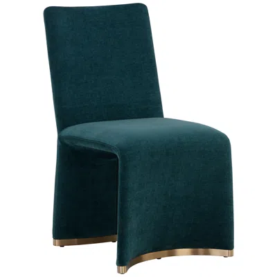 Sunpan Iluka Dining Chair Danny Teal Set Of 2