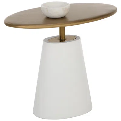 Sunpan Kadin Side Table White