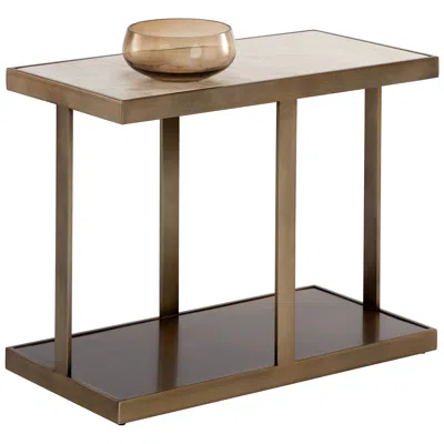 Sunpan Kamali Side Table In Brown