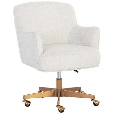 Sunpan Karina Office Chair Copenhagen White
