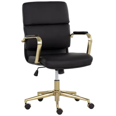 Sunpan Kleo Office Chair Onyx