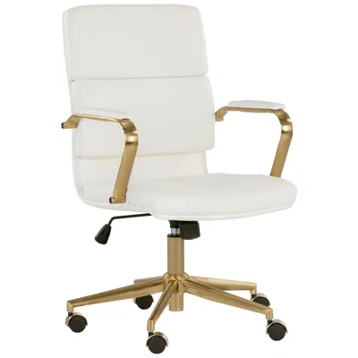 Sunpan Kleo Office Chair Snow