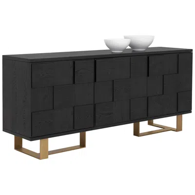 Sunpan Lars Sideboard In Black