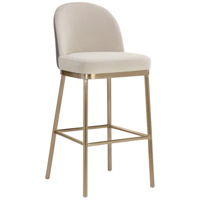 Sunpan Lavania Barstool Meg Taupe And Porcini Taupe