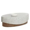 Sunpan Leda Coffee Table In Gray