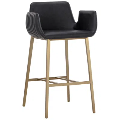 Sunpan Lucano Barstool Bravo Black