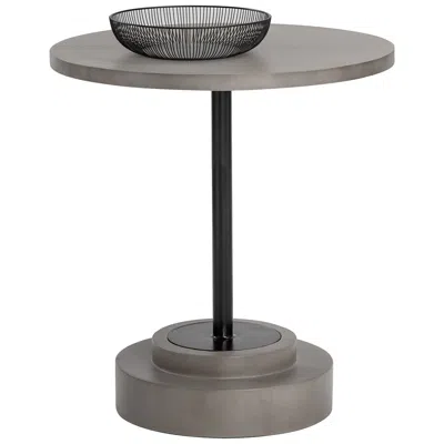 Sunpan Marlowe Bistro Table Black Gray 27.5"