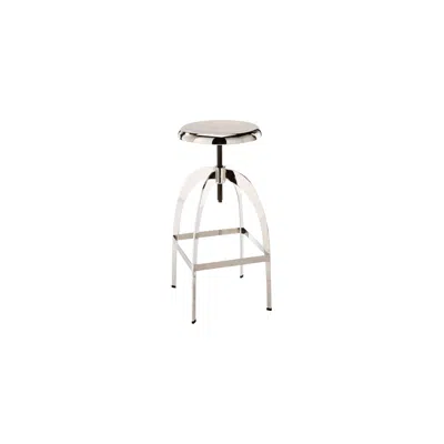 Sunpan Modern Colby Chrome Adjustable Swivel Bar Stool