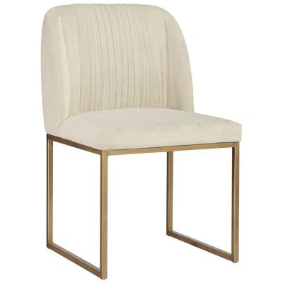 Sunpan Nevin Dining Chair Polo Club Muslin Set Of 2