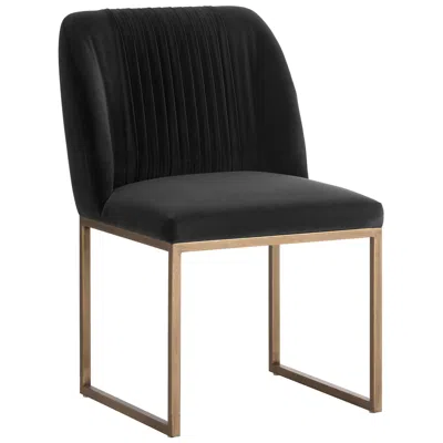 Sunpan Nevin Dining Chair Shadow Gray Set Of 2