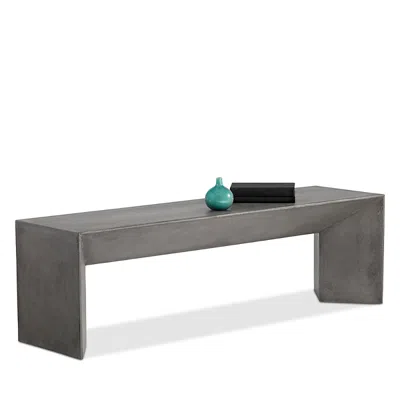 Sunpan Nomad Bench In Gray