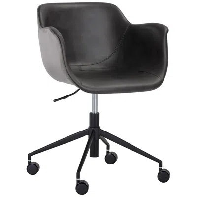 Sunpan Owen Office Chair Town Gray And Roman Gray
