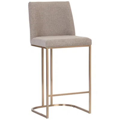 Sunpan Rayla Counter Stool Belfast Oyster Shell