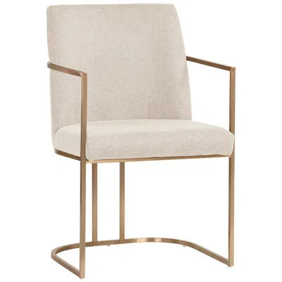 Sunpan Rayla Dining Armchair Belfast Oatmeal