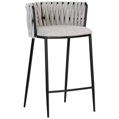 Sunpan Sarai Counter Stool Belfast Heather Gray