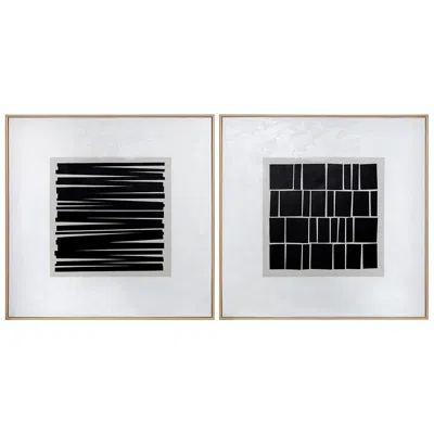 Sunpan Split Personality (set Of 2) 48" X 48" Wood Floater Frame