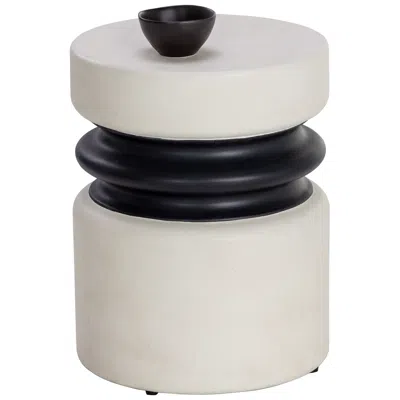 Sunpan Sumie End Table In White