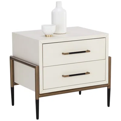 Sunpan Weldrick Nightstand Oyster