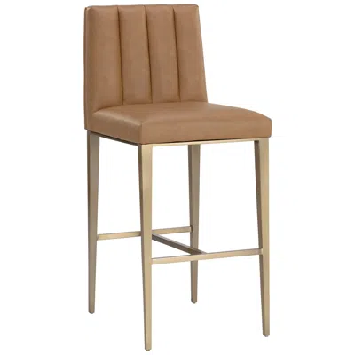Sunpan Wilbur Barstool Milliken Cognac
