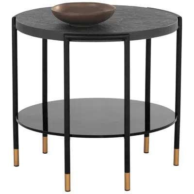 Sunpan Zuma Side Table In Black