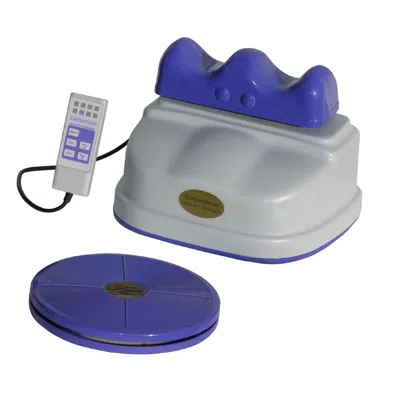 Sunpentown Swing Machine With Swivel Disc White & Blue
