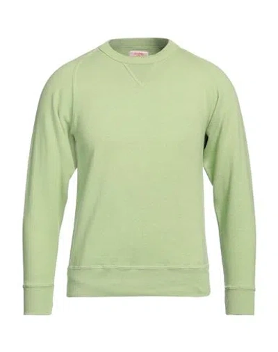 Sunray Sportswear Man Sweatshirt Light Green Size 3 Cotton