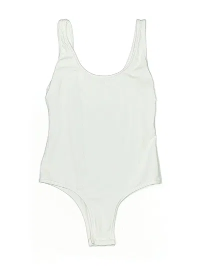 Pre-owned Sunro Bodysuit In White