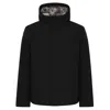 Suns Black Polyester Jackets & Coat In Black