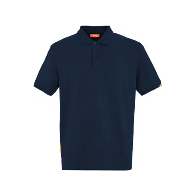 Suns Blue Cotton Polo Shirt