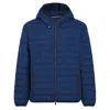 Suns Blue Polyester Men's Quilted Jacket In Blue