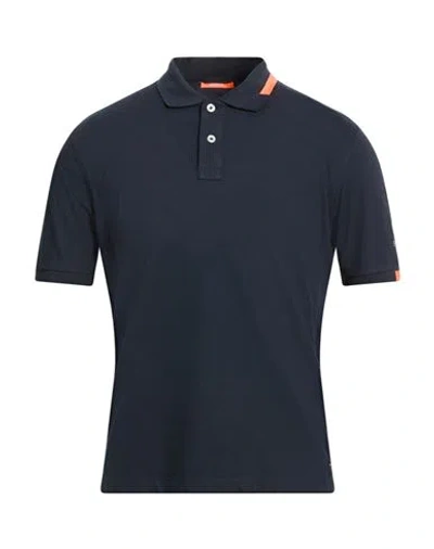 Suns Boards Man Polo Shirt Navy Size S Cotton In Blue