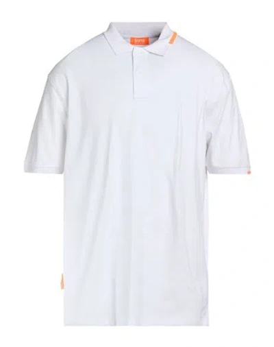 Suns Boards Man Polo Shirt White Size 3xl Cotton, Elastane