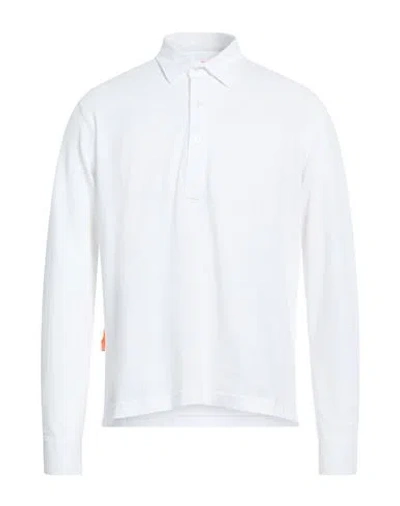Suns Boards Man Polo Shirt White Size Xxl Cotton, Elastane
