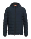Suns Boards Man Puffer Midnight Blue Size S Polyester