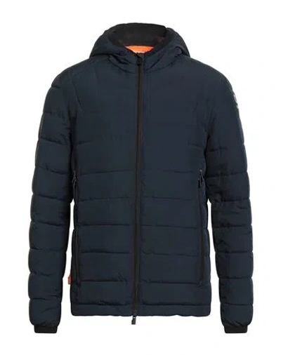 Suns Boards Man Puffer Midnight Blue Size S Polyester