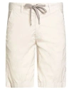 Suns Boards Man Shorts & Bermuda Shorts Cream Size S Cotton, Elastane In White