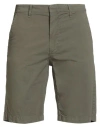 Suns Boards Man Shorts & Bermuda Shorts Military Green Size M Cotton, Elastane In Green