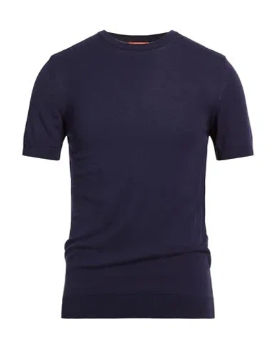 Suns Boards Man Sweater Midnight Blue Size L Viscose, Polyester