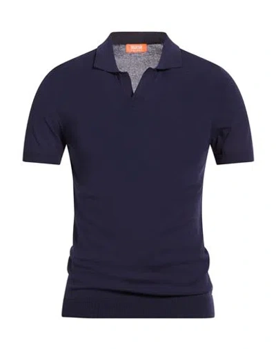 Suns Boards Man Sweater Midnight Blue Size S Viscose, Polyester