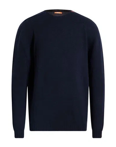 Suns Boards Man Sweater Midnight Blue Size Xl Merino Wool, Cashmere