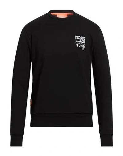 Suns Boards Man Sweatshirt Black Size Xxl Cotton, Polyester