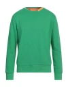 Suns Boards Man Sweatshirt Green Size L Cotton, Polyester In Green