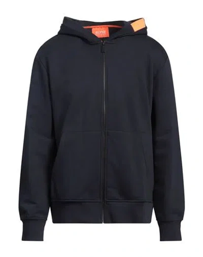Suns Boards Man Sweatshirt Navy Size Xxl Cotton, Polyester In Blue