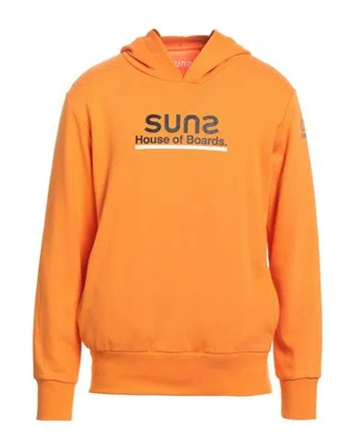 Suns Boards Man Sweatshirt Orange Size Xl Cotton, Polyester